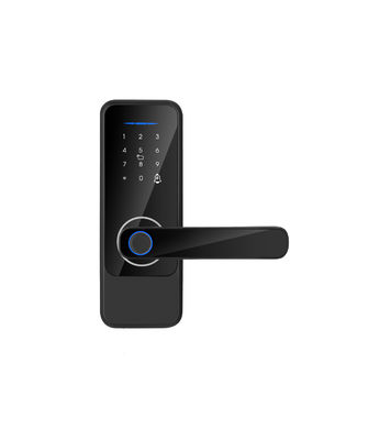 Qleung S810 Smart Door Lock with Fingerprint Password Card Tuya App Remote Control for 38-55mm Door Thickness