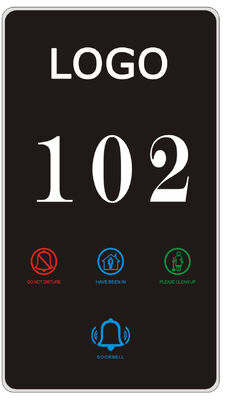 Customized E1 Doorplate Hotel Room Number Customized Logo Touch Switch Hotel Doorsign With DND Switch
