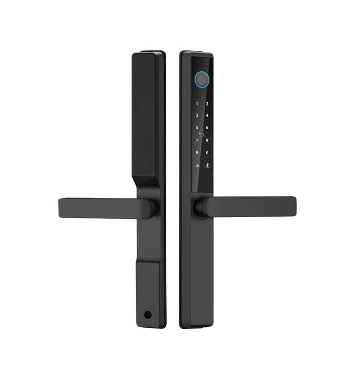 Qleung S960 Smart Door Lock With Card Key Code App Fingerprint Recognition For Home