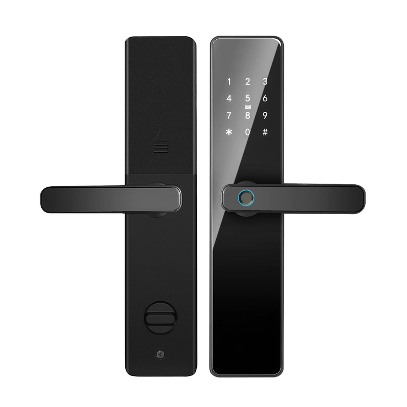 S819 Digital Smart Home Door Lock WiFi Enabled Tuya TTlock  & Fingerprint with Password Key Card Lock