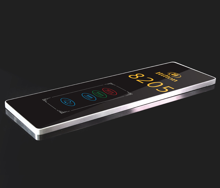 New Model LED Doorplate with LCD Screen 12V ~ 5V and 86 Bottom Box for Hotel Hospital Office