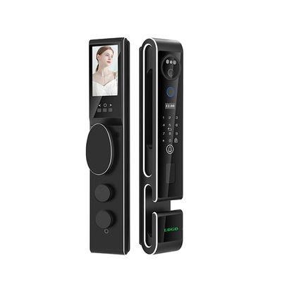 Reconhecimento facial Video Intercom Porta Bloquear Tuya Smart Glass Porta Bloquear