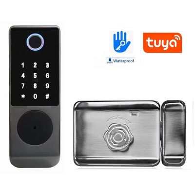 Tuya TTlock fechadura de porta à prova d'água IP65 fechadura de porta inteligente avançada