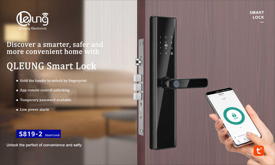 5 kg de impressão digital Biométrica Bloqueio de porta Código de acesso IC Card Bluetooth Bloqueio de porta