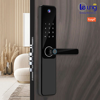 Bloqueio de porta da câmera de 8 idiomas S802Pro Smart Lock de impressão digital
