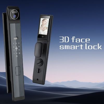 3D Face Recognition Smart Lock com chamada de vídeo e bateria recarregável de 4200 Mah