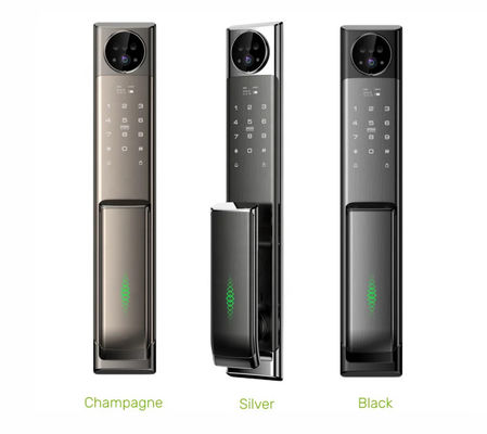 Qleung S923MAX Inteligente vídeo chamada reconhecimento facial impressão digital fechadura de porta inteligente