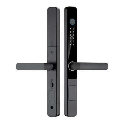 Cartão de senha digital exterior IP65 à prova d'água de impressão digital com Tuya TTlock App Remote Unlock Smart Home Door Lock