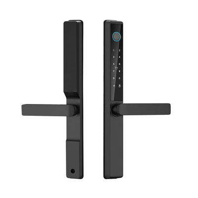 TTlock à prova d'água para exterior Tuya Wifi Smart Lock Card Finger Print Password Sliding Aluminum Door Lock