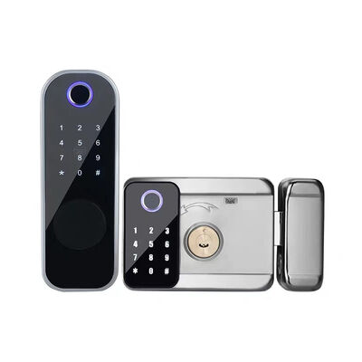 Promoção Imperdível Fechadura Inteligente à Prova d'Água Tuya TTLock Impressão Digital Dupla Face Senha Cartão IC Fechaduras de Porta.