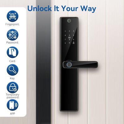 S819-2MAX Câmera Bloqueio Visível Tuya Intercomunicador Chamadas de Vídeo Fechadura Inteligente de Porta Entrada Sem Chave Segurança Fábrica OEM Fechadura Inteligente Wifi