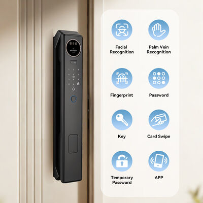 Qleung S959max reconhecimento facial palma veia impressão digital senha cartão chave desbloqueio de aplicativo