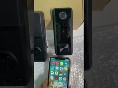 Desbloquear com o TTLOCK/TUYA BLE App Impressão digital Cartão de senha Chave Porta USB Preto/Plata