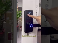 Liga de alumínio acrílico Tuya Ttlock Wifi Chaves Cerraduras Inteligentes para bloqueio digital