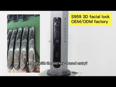 S931max fechadura de porta facial 3D de impressão digital inteligente
